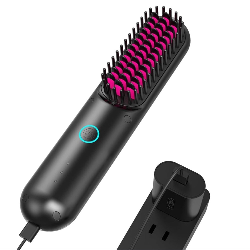 TYMO Porta ECO Cordless Hair Straightener Brush NEW